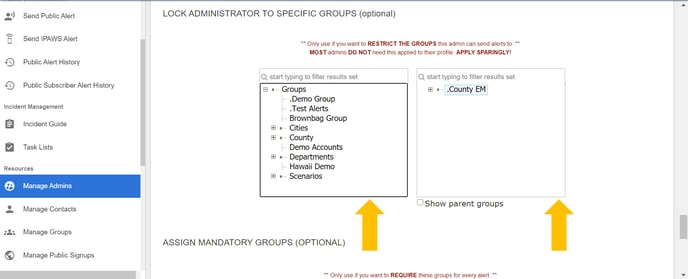 Knowledge Base_Manage Admins_Image 7