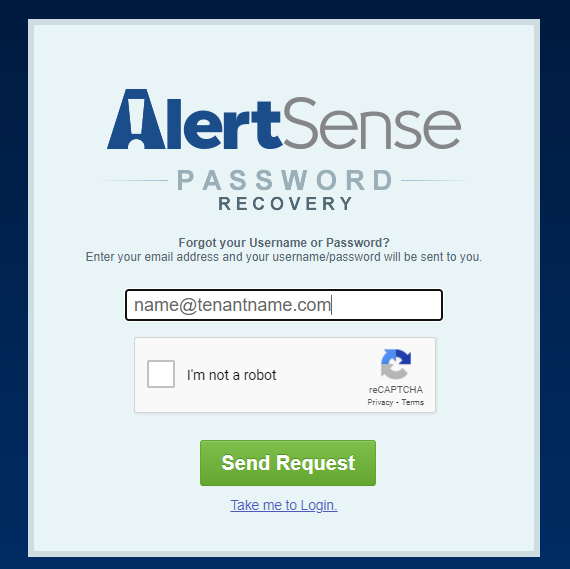 click Forgot Password