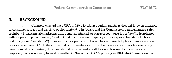 FCC Guidance